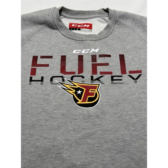 Indy Fuel CCM Sweatshirt Mens Large Long Sleeve Pullover Crewneck Hockey Indiana - Picture 2 of 10